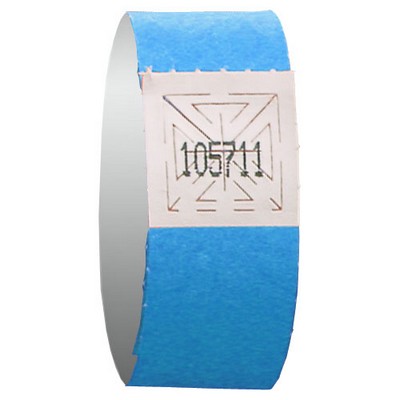 3/4" Tyvek Aqua Blue Admission Bracelet