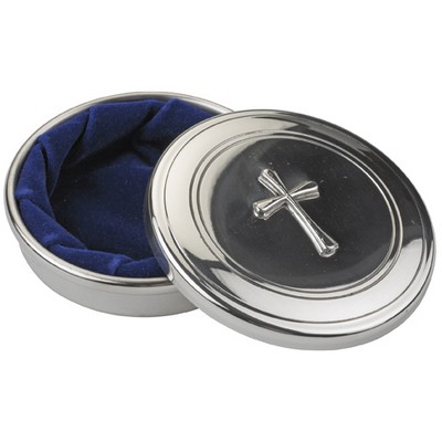 3" Jewelry Box w/ Cross