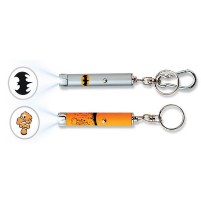 Metal Projection Key Chain - Color Projection Image