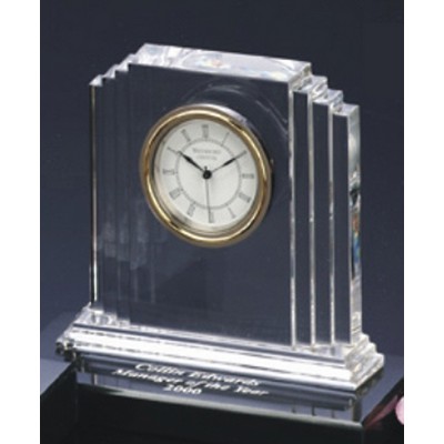 Medium Waterford Crystal Metropolitan Clock Award