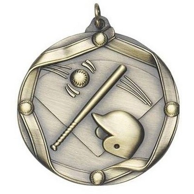 Medal, "Baseball" - 2 1/4" dia. Die Cast