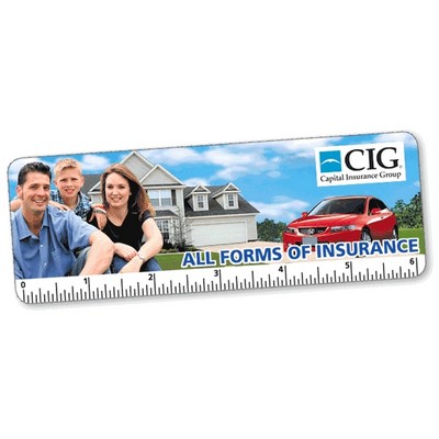 6" Lenticular Animated FLIP Bookmark/Ruler