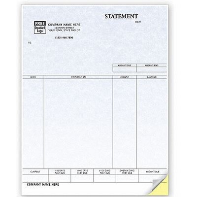 Parchment Laser Statement w/ Perforation (2 Part)