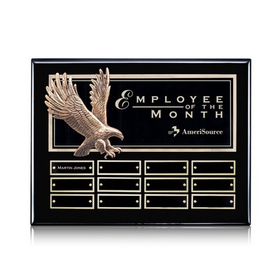 Flying Eagle P/Plaque - Ebony 12 Plate