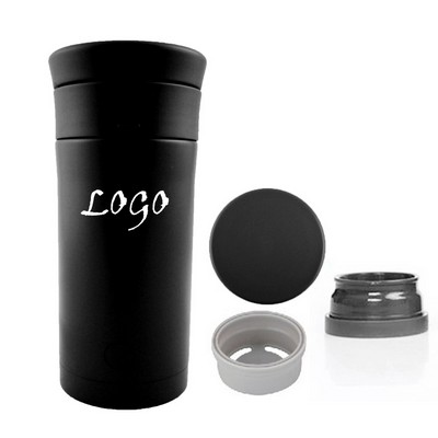 12 Oz. Insulated Stainless Steel Vacuum Travel Mug