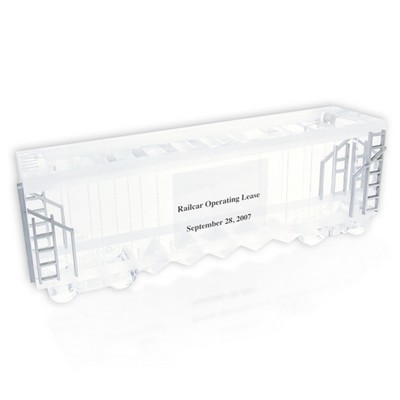 Rail Car Embedment/Award/Paperweight