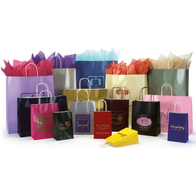 18"x7"x18" Hot Stamped High Gloss Paper Shopping Bag