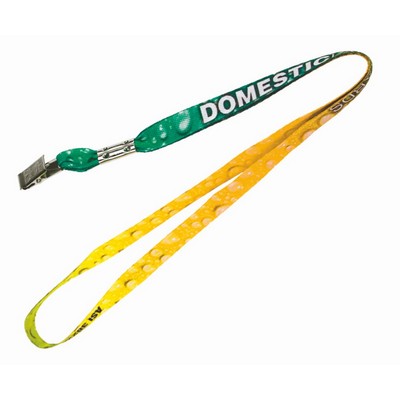 Recycled Polyester Rush Lanyard (1"x36" - Domestically Produced)