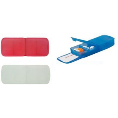 Pill Box - Four Compartment w/ Band Aid Tray