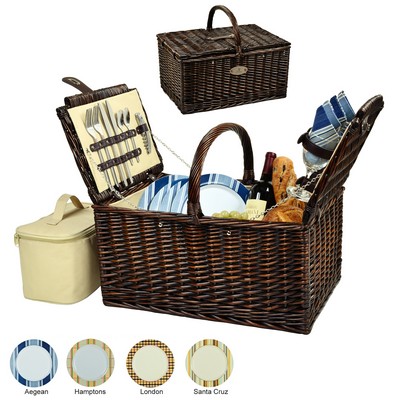 Buckingham Picnic Basket for Four