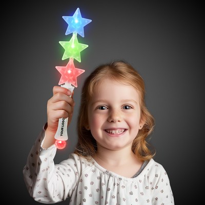 Star LED Triple Wand