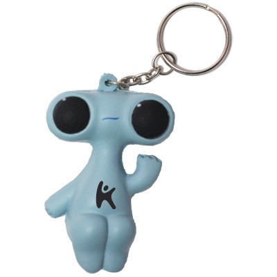 Cartoon Alien Stress Reliever Keychain