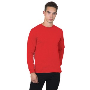 Unisex Bayside® Long Sleeve Crew Tee Shirt