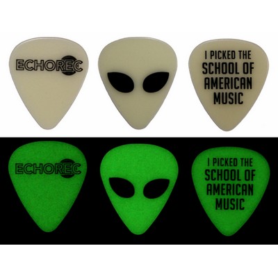 Glow in the Dark Guitar Pick (1 Color Imprint)