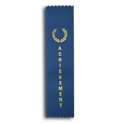 Achievement Standard Stock Ribbon w/ Pinked Ends (2"x8")