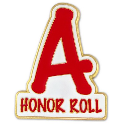 School - A Honor Roll Pin