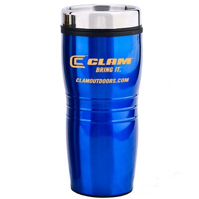 16 Oz. Wavy Travel Tumbler