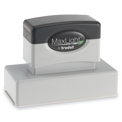 MaxLight™ Pre Inked Rectangle Stamp (7/8" x 2 3/4")