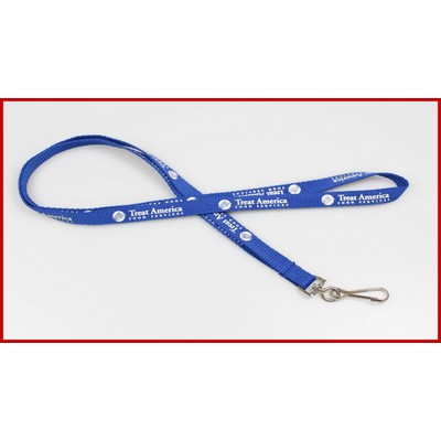 3/8" Cotton Screen Printed Lanyard