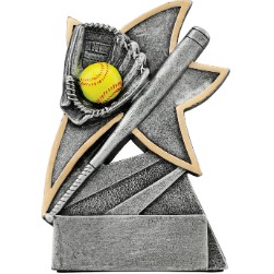 Jazz Star Resin Softball Figure - 5 1/2"