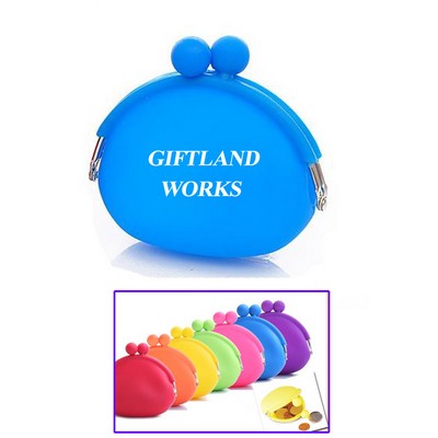 Silicone Coin Holder Purse (Round)