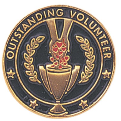 Outstanding Volunteer Award Lapel Pins