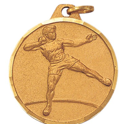 Male Shot Put E Series Die Struck Medal