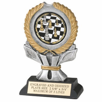 5¾" Resin Wreath Trophy Takes 2" Insert