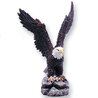 8½" Color Resin Eagle w/¼" Rod