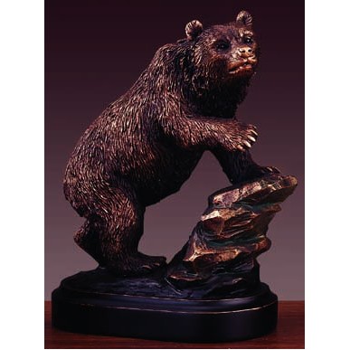 Bear On Rock Trophy (4½"x6")