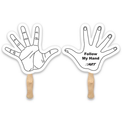 Hand Sandwich Hand Fan