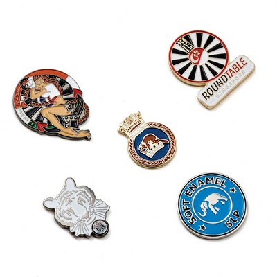 Die Struck Soft Enamel Lapel Pin (1")