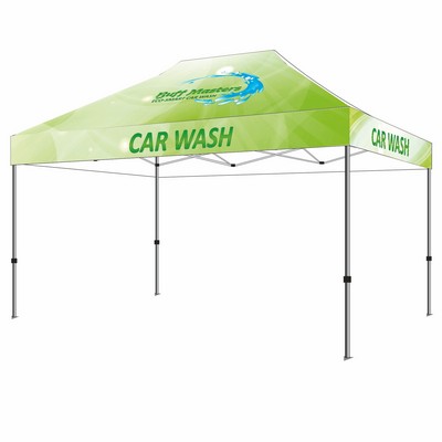 Commercial Steel CL 10x15 Custom Canopy Kit (Full Color Digital Dye Sublimation)