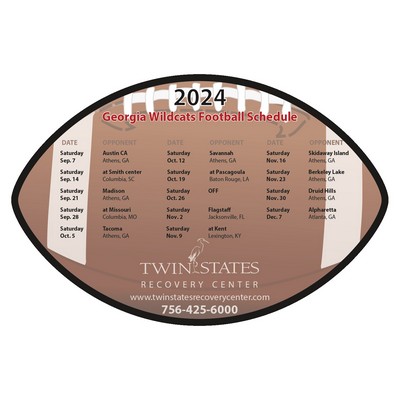 Schedule Magnet | Football | 4 1/2" x 6 3/4"