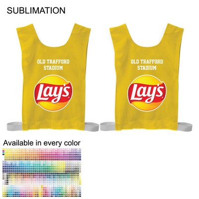 Stadium Vendor Event Pinnie / Bib, Sublimated Front and Back (Made in Canada)