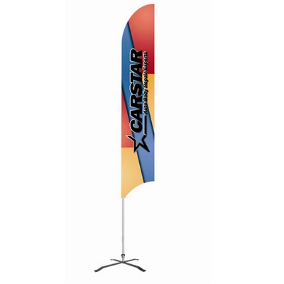 15' Flex Banner™ G7 Kit, Double-Sided Feather Flag