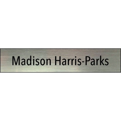 Desk or Door Sign (2"x10") All Engaved Logo & up to 3 lines of Personalization