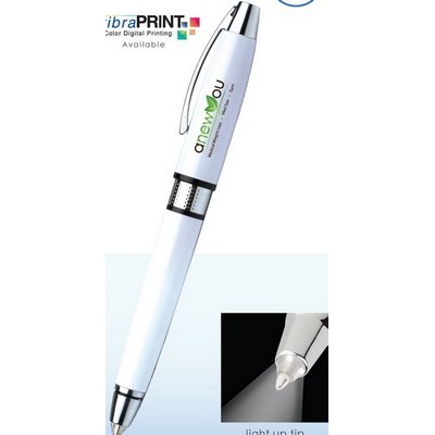 Beacon Light Up Metal Pen