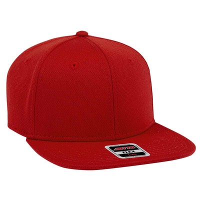 OTTO Cool Comfort Polyester Cool Mesh Square Flat Visor "OTTO FLEX" 6 Panel Pro Style Baseball Cap