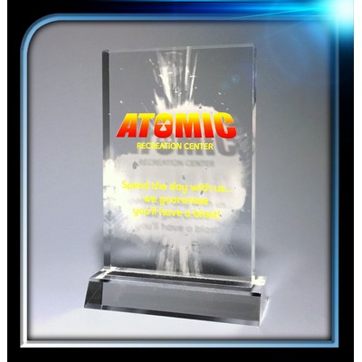 Executive Series Rectangle Award w/Base (4"x6"x3/4")