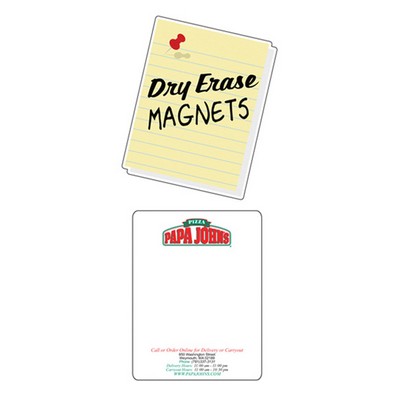 Dry Erase Circle Magnet (3" Diameter)