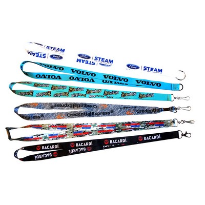 5/8" Woven cm yu65v54ertified Recycled Lanyard (digital Sublimation)