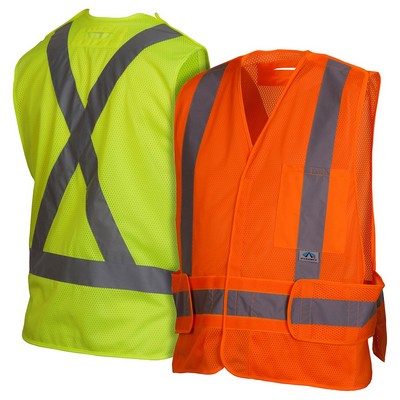 Pyramex Lumen-X Class 2 Non FR Self Extinguishing Hi Vis Safety Vest