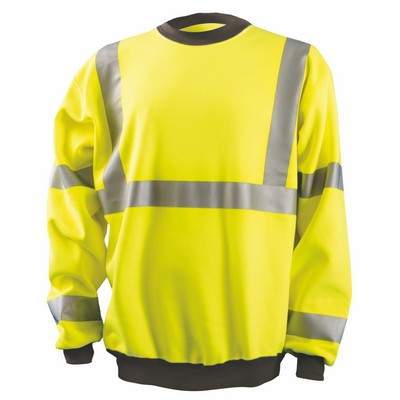 9 Oz. High Visibility Crew Neck Sweatshirt