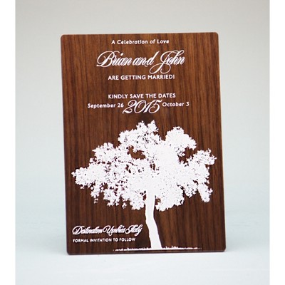 4.5" x 6" - Hardwood Cards - Invitations - A6