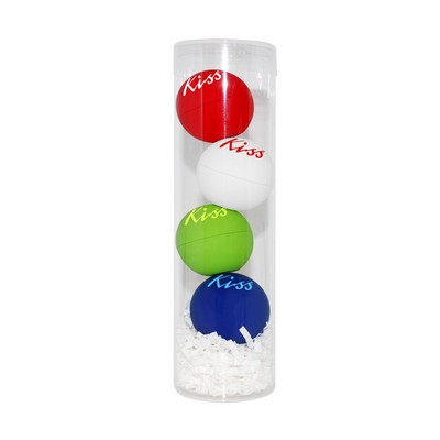 PVC Chap Balm Ornament Set - 4 Pack