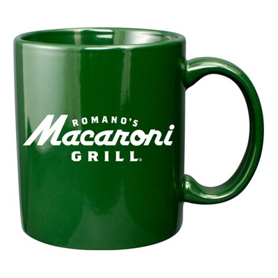 11 Oz. Hunter Green Vitrified Coffee Mug