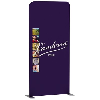 WaveLine® Rectangular Media Panel w/Frame & Single Sided Graphics (41"x89")