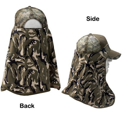 Flex Cool Off (Tm) Camo Shade - Long Shoulder Length