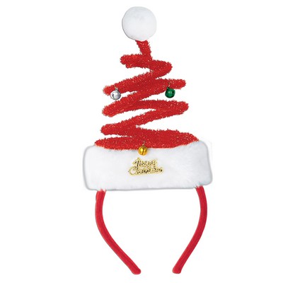 Springy Christmas Tree Headband